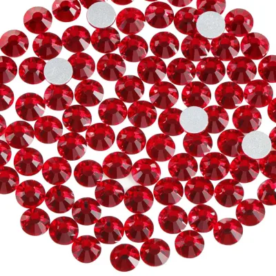 Beadsland(ビーズランド)1440ピースフラットバック ラインストーンネイルアート クラフト用 ノン・ホットフィックス、ダークシャム、SS8、2.3-2.5mm