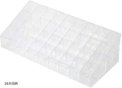 AllBright กล่องเก็บเครื่องสำอางขาตั้งอะคริลิคเครื่องสำอางลิปสติก Lip Holder แต่งหน้าอุปกรณ์เสริม (36 ชิ้น)