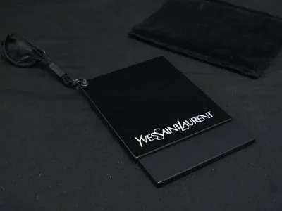 YVESSAINTLAURENT イヴサンローラン ハンドミラー コンパクトミラー 手鏡 レディース ブラック系 DL6046