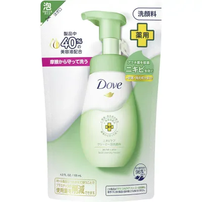 Unilever Japan Dove Acne Care โฟมมิ่ง เฟเชียล คลีนเซอร์ รีฟิล 125มล