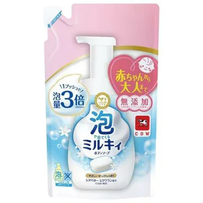 泡で出てくるミルキィボディソープ やさしいせっけんの香り 詰替 ( 450ml )/ ミルキィボディソープ