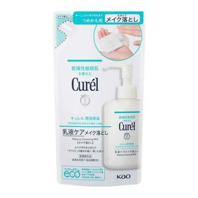 キュレル 潤浸保湿 乳液ケアメイク落とし つめかえ用 ( 180ml )/ キュレル