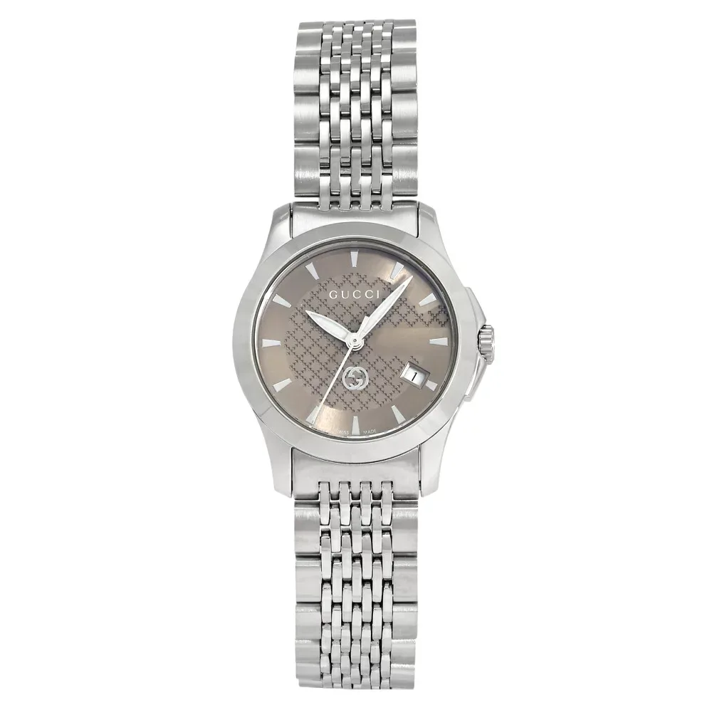 グッチ GUCCI Gタイムレス YA1265007 ブラウン文字盤 新品 腕時計 レディース