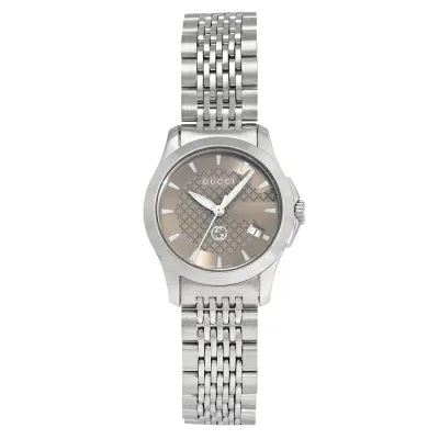 グッチ GUCCI Gタイムレス YA1265007 ブラウン文字盤 新品 腕時計 レディース