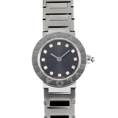 ブルガリ BVLGARI ブルガリブルガリ BBL23C6SS/12 グレー文字盤 中古 腕時計 レディース