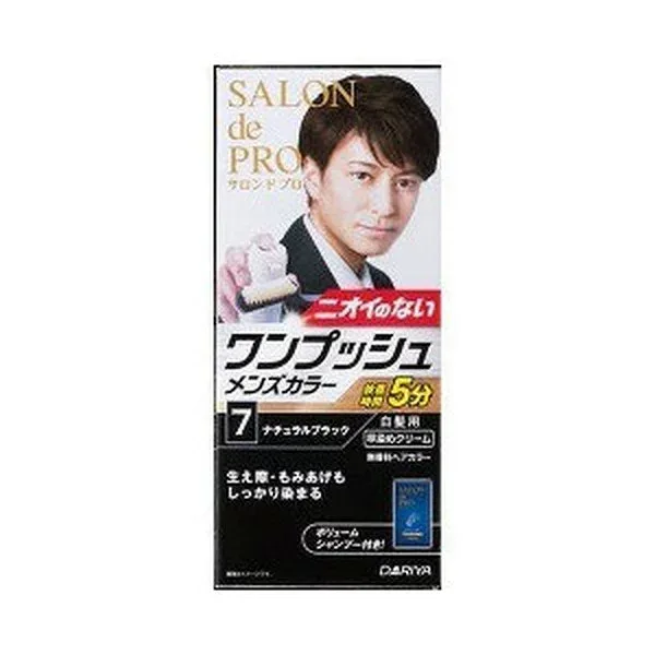 【医薬部外品】(株)ダリヤ サロンドプロ ワンプッシュメンズカラー(白髪用) 7 ナチュラルブラック