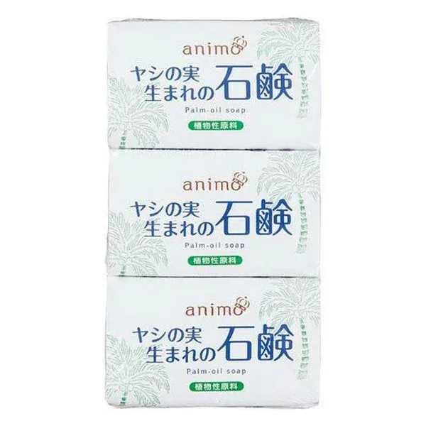 ロケット石鹸(株) animo ヤシの実石鹸 80g×3個