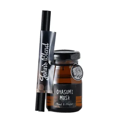 ミニ ディフューザー おやすみムスク 約1.5ヶ月分 50mL ルームフレグランス リードディフューザー 小型 芳香剤 新生活 父の日ギフト