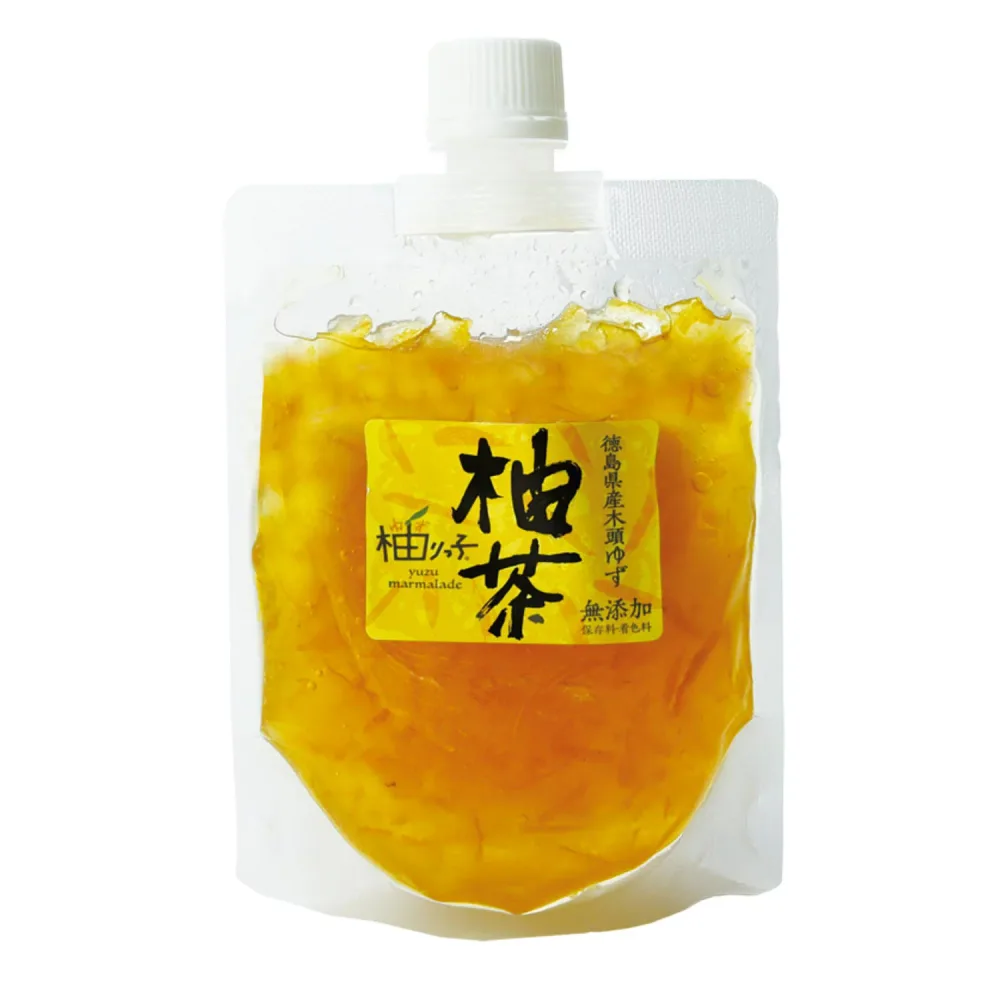 国産 ゆず茶 チューブ容器 200g 木頭ゆず柚茶 無添加 徳島県産(栽培期間中農薬不使用ゆず) 柚子茶