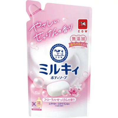 ミルキィボディソープ フローラルせっけんの香り つめかえ用 360ml 牛乳石鹸