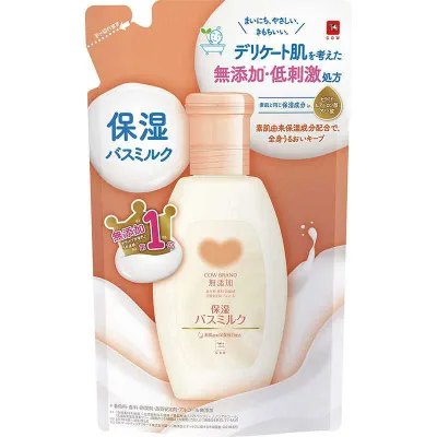カウブランド 無添加保湿バスミルク つめかえ用 480ml 牛乳石鹸