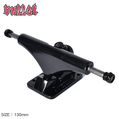 バレット トラック BULLET 130mm スタンダード トラック ブラック 黒 130mm STANDARD TRUCK 33132059 ロゴ カスタム 付け替え スケートボード ボード スケボー スポーツ ストリート シンプル 1個 NHS エヌエイチエス ZSPO|slz|