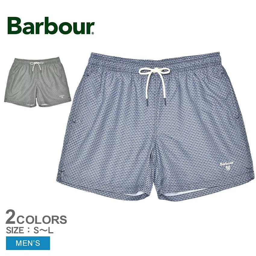 【ネコポス配送】 バブアー スイムショーツ BARBOUR Shell Swim Shorts メンズ グリーン 緑 ネイビー 紺 MSW0069 水着 ハーフパンツ ボトムス 半ズボン 短パン パンツ ショーツ ブランド ロゴ カジュアル シンプル 海 ビーチ プール クラシック おしゃれ|slz|