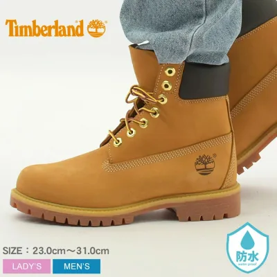 ティンバーランド メンズ 6インチ プレミアム ウォータープルーフ ブーツ TIMBERLAND 6inch PREMIUM WATER PROOF BOOT ショートブーツ ワークブーツ イエローブーツ 天然皮革 レザー 本革 防水 カジュアル ストリート 雨 雪 レインブーツ アメカジ|slz|