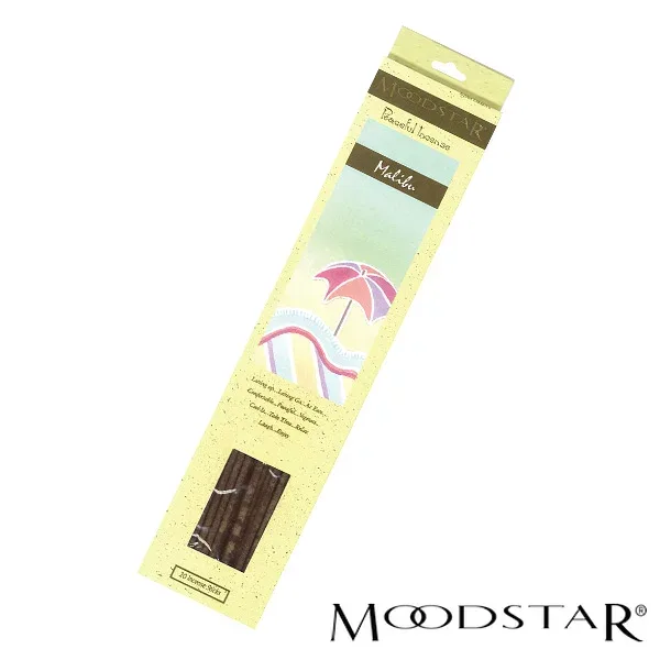 激安! MOODSTAR ムードスター マリブ お香スティック MALIBU (1箱20本入り) ZAKKART 部屋 アロマ ルームフレグランス インセンス Incense Stick 定番 おすすめ