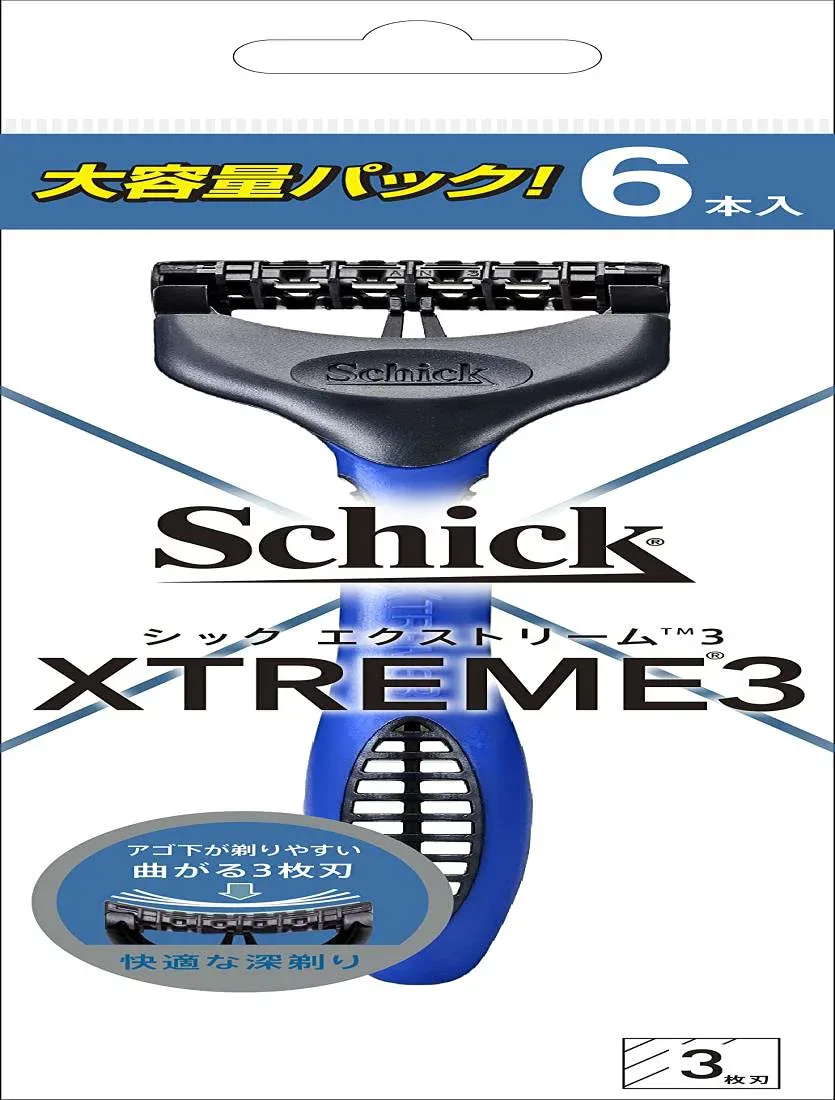 Schick(シック) エクストリーム3(6本入)髭剃り カミソリ