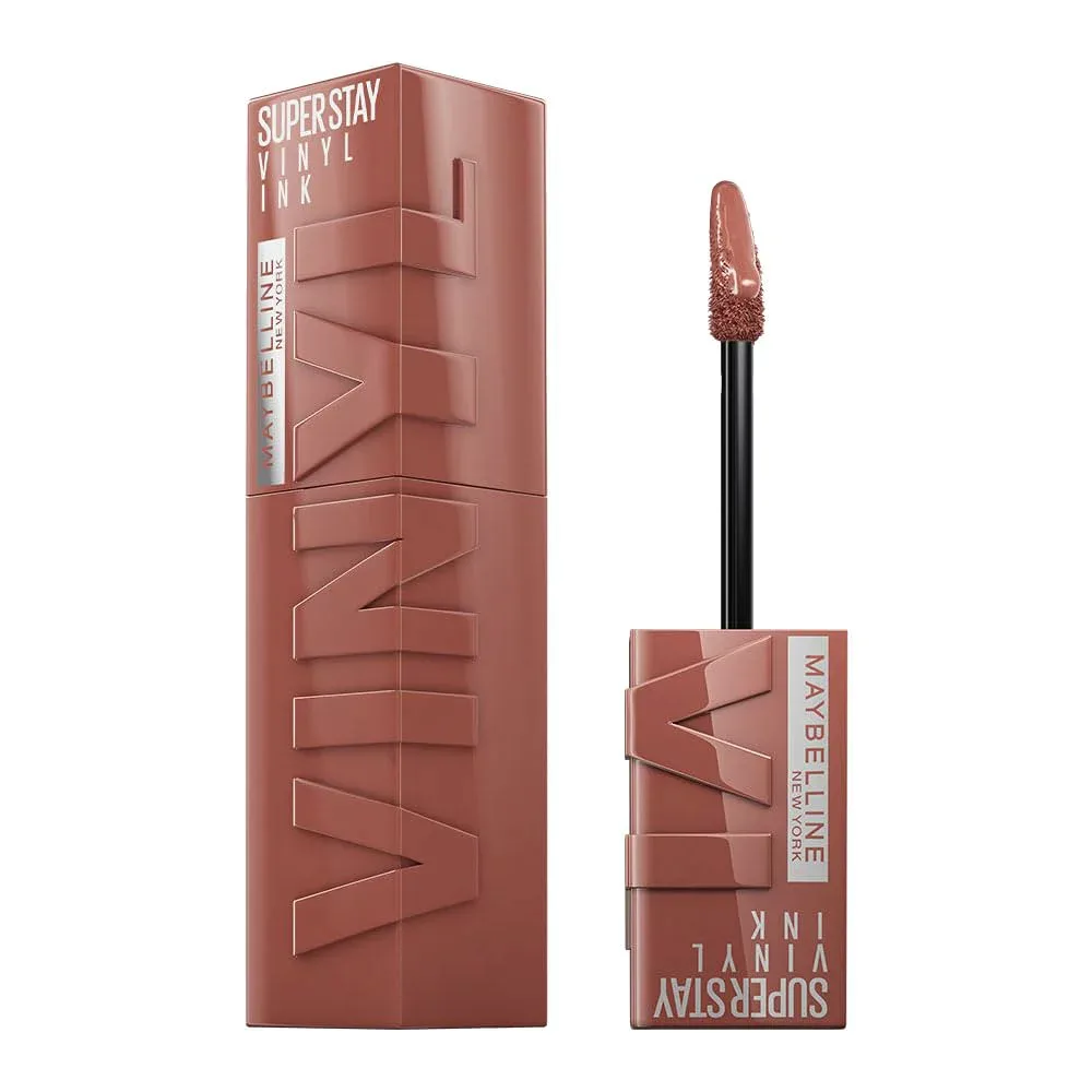 【10/14 20時〜★お買い物マラソン★P最大47.5倍】メイベリン MAYBELLINE リップ SPステイ ヴィニルインク 120 ベージュ系 口紅