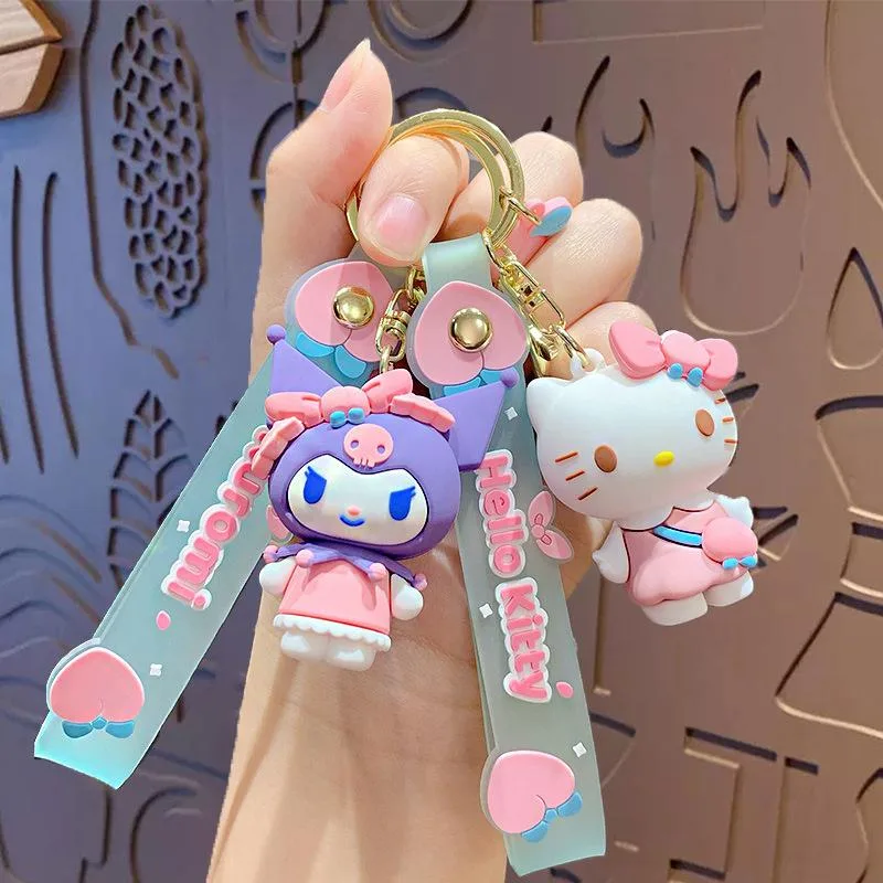 クロミ キーホルダー 4個セット ぬいぐるみ マスコット バッグチャーム ストラップ かわいい キャラクター グッズ プレゼント ギフト