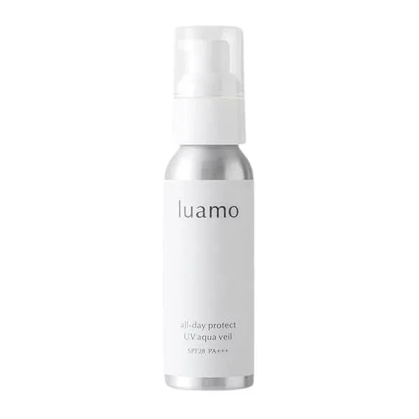 luamo ルアモ オールデイ プロテクト UVアクアヴェール 50g UVミルク ナチュラル ブルーライトカット