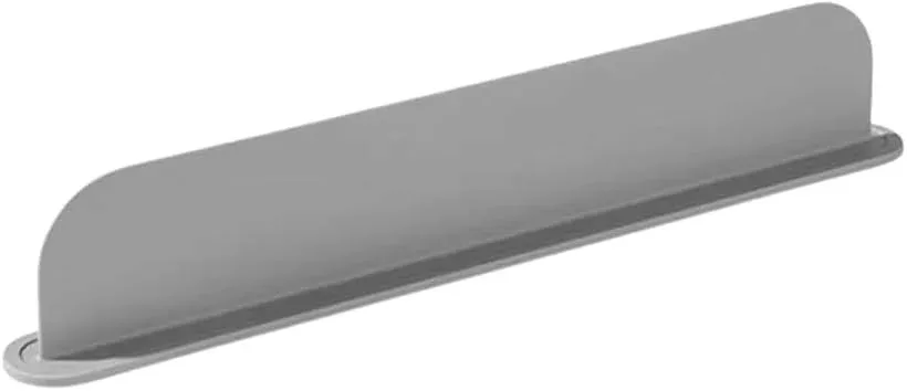 水はね防止パネル 飛び散り防止 キッチン シンク シリコン (グレー, 49cmx8.5cmx5cm)