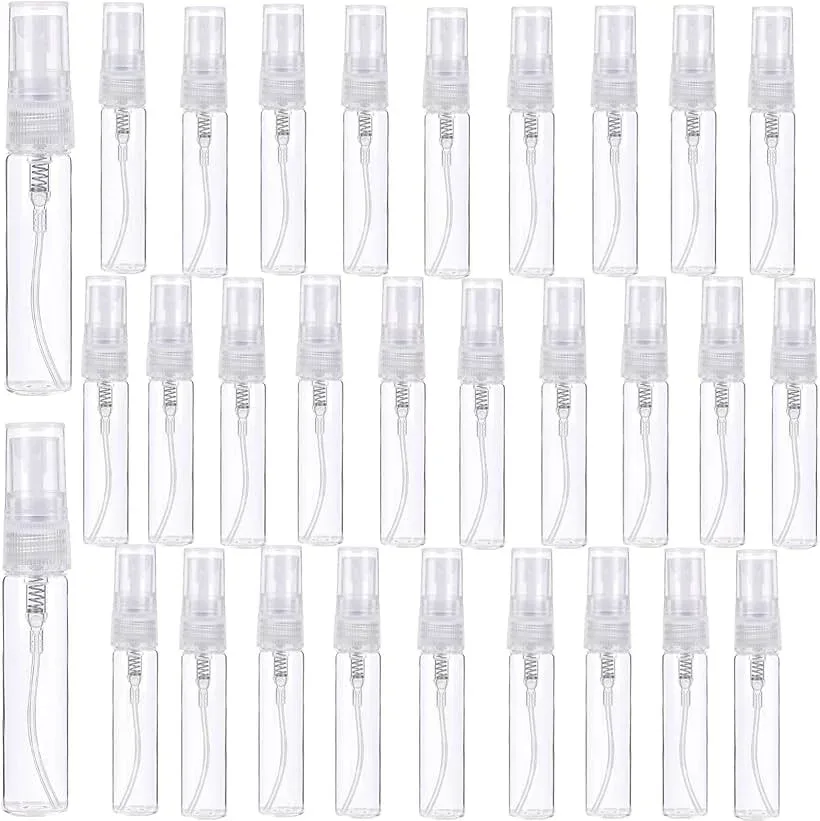 アトマイザー スプレーボトル 5ml 香水 携帯用ボトル 30個 香水スプレーボトル 30本 セット クリア (クリア)