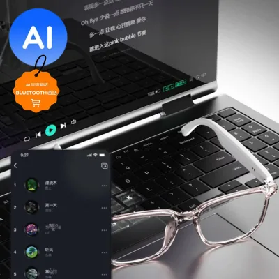 \ スマート AI 翻訳 眼鏡 メガネ 自動文字起こし / 翻訳機能付き サングラス 中国語 英語 日本語 台湾語 ベトナム語 韓国語 同時通訳 音声翻訳機 USB磁気充電 メンズ レディース コミュニケーション翻訳はとても簡単 iPhone/Android対応